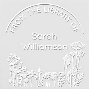 Rustic Wildflowers Modern From The Library Of Embosser