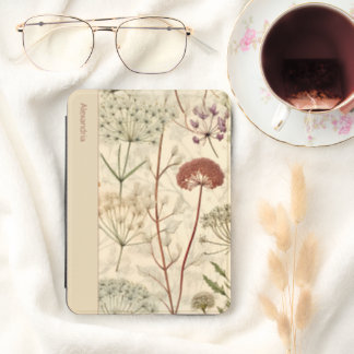 Rustic Wildflowers Monogram Kindle Cover