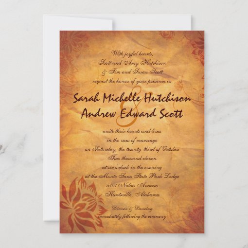 Rustic Window Frame Wedding Invitation | Zazzle