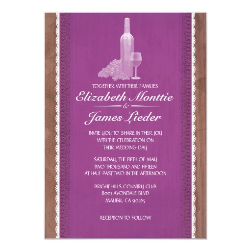 Wine Bottle Invitations 6