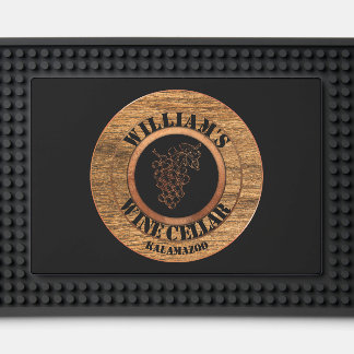 Rustic Wine Cellar Tasting Room Bar - Bar Mat