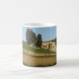 Rustic winery Tuscany Italy brown and gold tones Coffee Mug