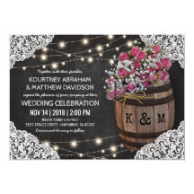 Winery Wedding Invitations Announcements Zazzle