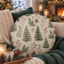 Rustic Winter Botanical Woodland 
