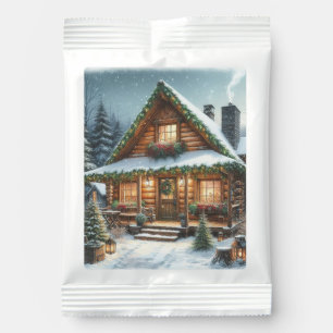 Rustic Winter/Christmas snowy cabin Hot Chocolate Drink Mix