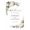 Rustic Winter Floral Wedding Welcome Sign
