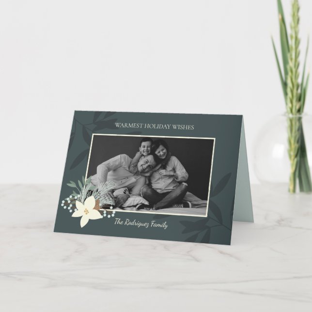 Rustic Winter Foliage Card (Front)