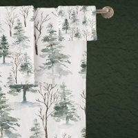 Rustic Winter Pine Trees