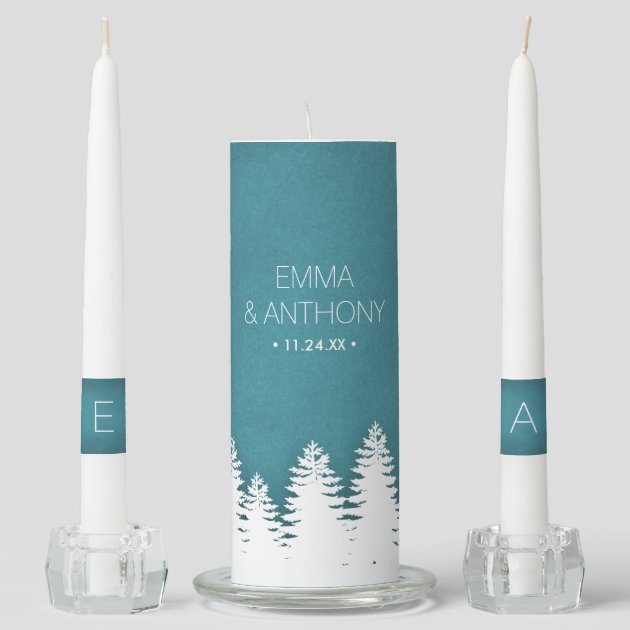rustic unity candle