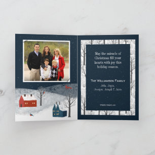 Rustic Winter Wonderland - Holiday Photo Card