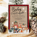 Rustic Winter Woodland Forest Animals Baby Shower Invitation<br><div class="desc">BABY IT'S COLD OUTSIDE! Featuring beautifully illustrated woodland creatures and timeless typefaces,  these adorable invites are the perfect way to spread the news about your baby shower.</div>