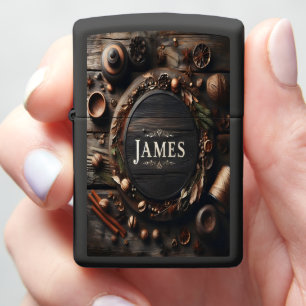 Rustic Winter Wreath With James  Zippo Lighter