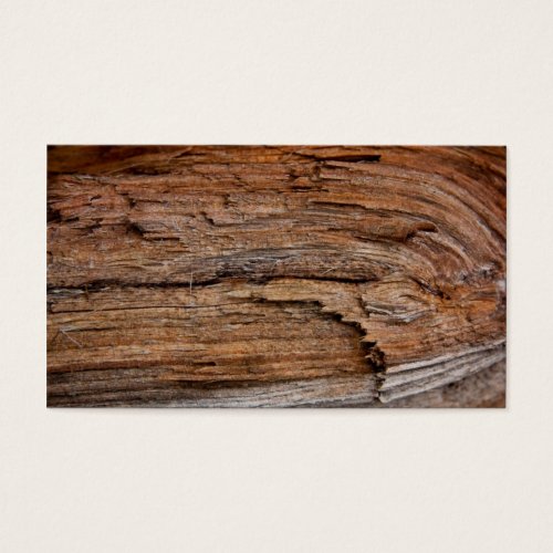 Rustic wood business card template