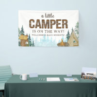Rustic Wood A Little Camper Baby Shower