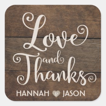 Rustic Wood And Lace Country Wedding Favor Sticker by YourMainEvent at Zazzle