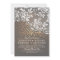 Rustic Wood and Lace Gold Confetti Elegant Wedding