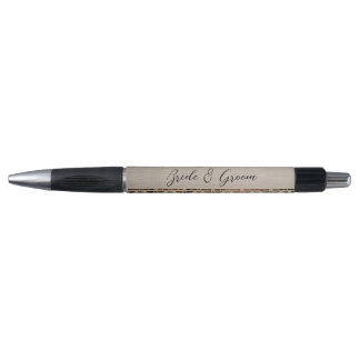 Rustic Wood and Lace Wedding Pen
