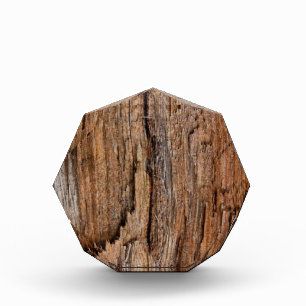 Rustic wood award