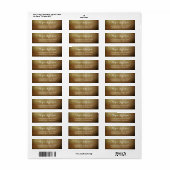 Rustic Wood Barn Wedding Label | Zazzle
