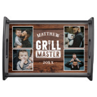 Rustic Wood BBQ Grill Master Fathers Day Photo