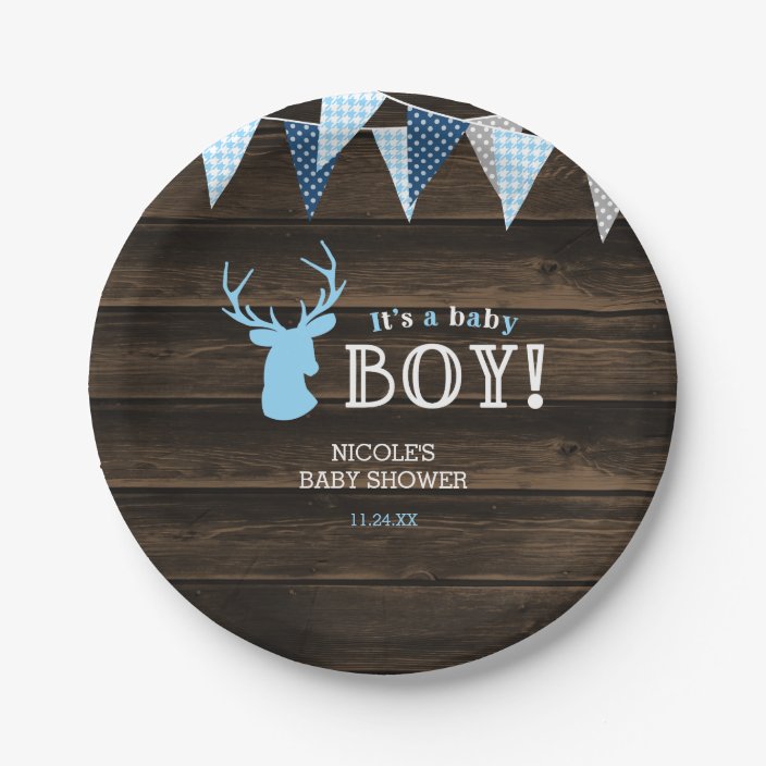 baby boy deer themed baby shower