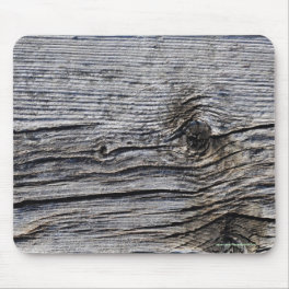 Rustic Wood Board Photo Image Mouse Pad