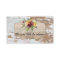 Rustic Wood Burlap Shabby Distressed Business Card