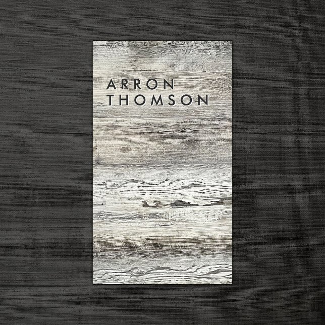 Rustic Wood Business Card (Creator Uploaded)