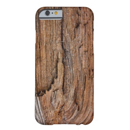 Rustic wood barely there iPhone 6 case