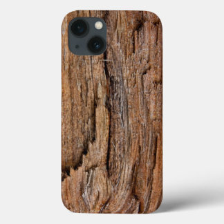 Rustic wood iPhone 13 case