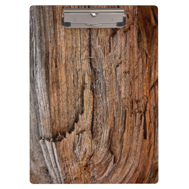 Rustic wood clipboard (Front)