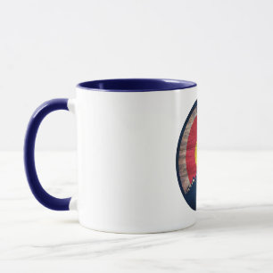 Rustic wood Colorado C coffee mug cup