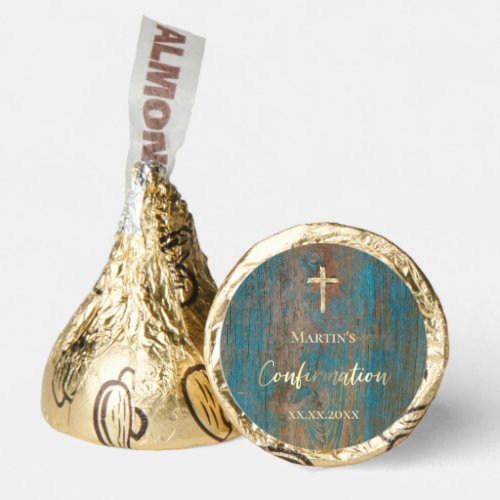 rustic wood Confirmation Hersheys Kisses