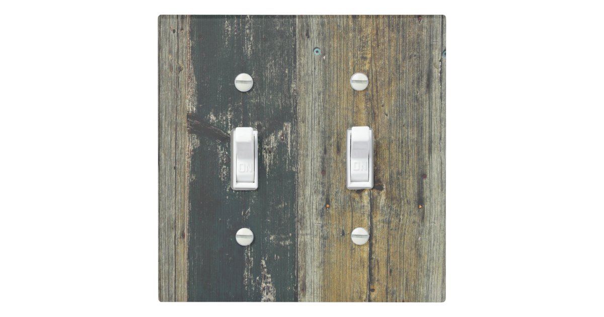 Rustic Wood Cottage Charm Bath Light Switch Cover Zazzle