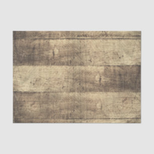 Rustic Wood Country Barn Boards Farm Wedding Tissue Paper
