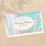 Rustic Wood Country Cottage Vintage  Boutique Business Card<br><div class="desc">Aged bleached barn wood planks in turquoise and white with pink flower bleached in overlay.  A cute stylish card for nature or beach lovers,  western country gift shops,  country music singers,  gardeners or anyone who works with recycled materials.</div>