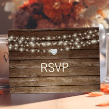 Rustic Wood Country Mason Jar Lights Wedding