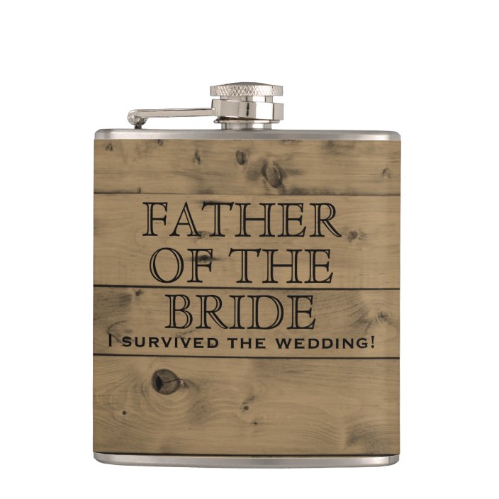 father of the bride hip flask