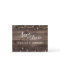 Rustic Wood Country Wedding Save the Date Postcard