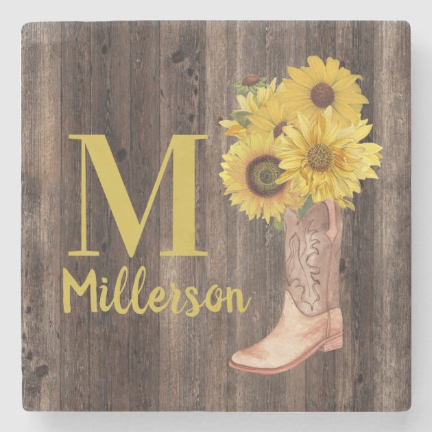 sunflower cowgirl boots