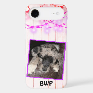 Rustic Wood Custom Square Photo Cute Puppy iPhone 17 Air Case