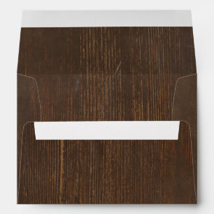 Rustic Wood Distressed and Shabby Envelope
