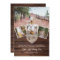 Rustic Wood Engraved Heart PHOTO SAVE THE DATE