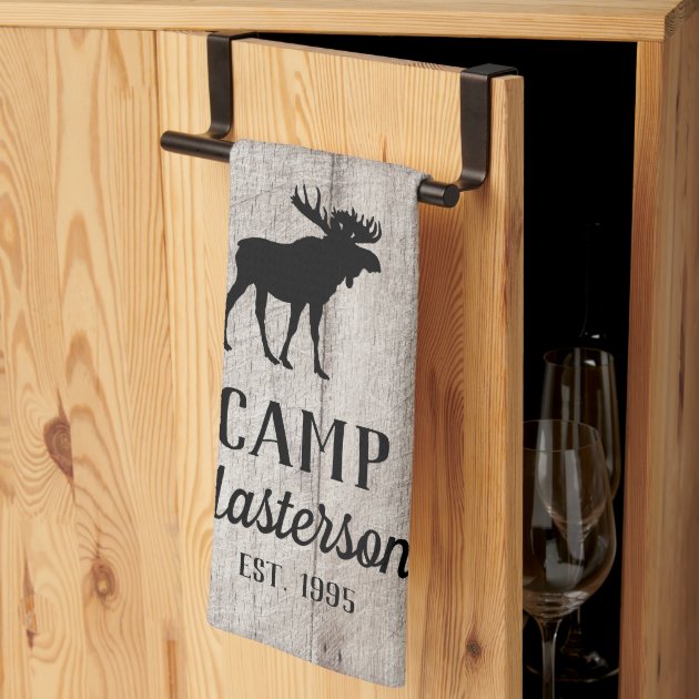 Rustic Wood Family Camp Black Moose Kitchen Towel Zazzle   Rustic Wood Family Camp Black Moose Kitchen Towel Rc497a3b140b4432e9d09aaa2e6adb766 Uzeko 8byvr 630 