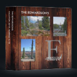 Rustic wood family photo collage travel vacation 3 ring binder<br><div class="desc">Rustic wood family photo collage travel vacation 3 ring binder..
You can personalize this binder and add your most beautiful photos,  ad your name and text.
To collect your travel memories and photos.</div>