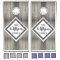 Rustic Wood Farmhouse Chic Monogram Family Name