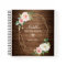 Rustic Wood Geometric Blush Floral Recipe Book