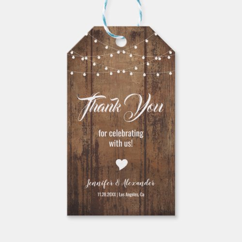 Rustic Wood Gift Tags