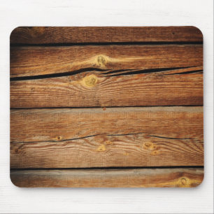 Rustic Wood Grain Boards Design Country Gifts Mouse Pad