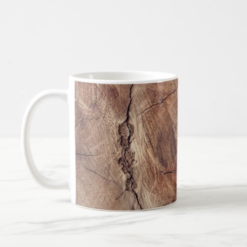 Rustic Wood Grain Texture Design Coffee Mug